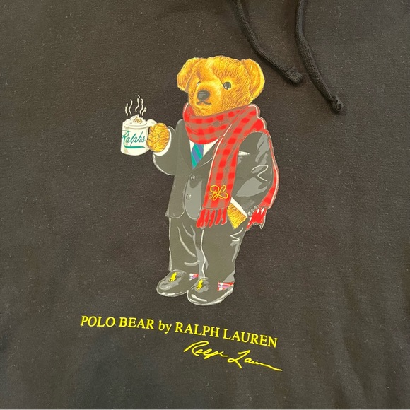 POLO RALPH LAUREN Ralph's Coffee Polo Bear Hoodie - Picture 2 of 4